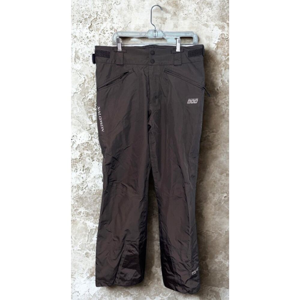 Salomon LAB Gore-Tex Pro Shell Ski Pants Gray 37x33 Sz 52 Motion Fit